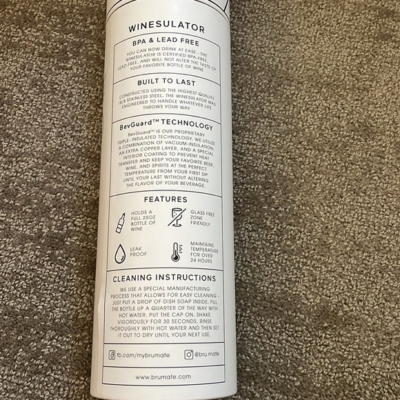 NWT Brumate Winesulator Glitter Mermaid 750ML/25OZ - Picture 4 of 12